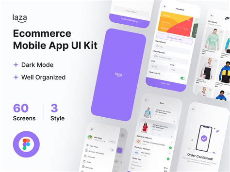 Laza - Ecommerce Mobile App UI Kit | Figma Community