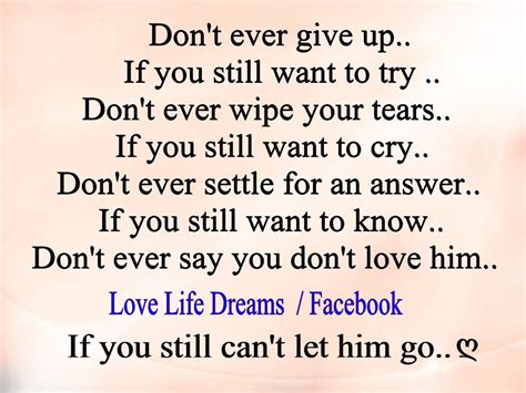 Dont Ever Give Up Quotes. QuotesGram