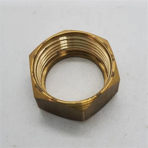 Hexagonal Brass Hex Nut For Pipe Fitting Inner Diameter 10 Mm At Rs