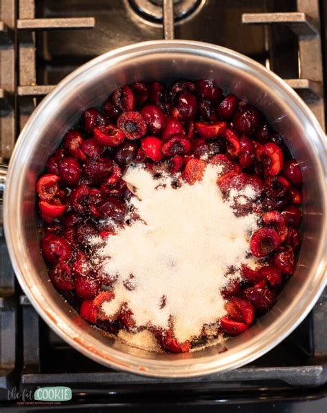 Gluten Free Cherry Crisp With Fresh Cherries The Fit Cookie