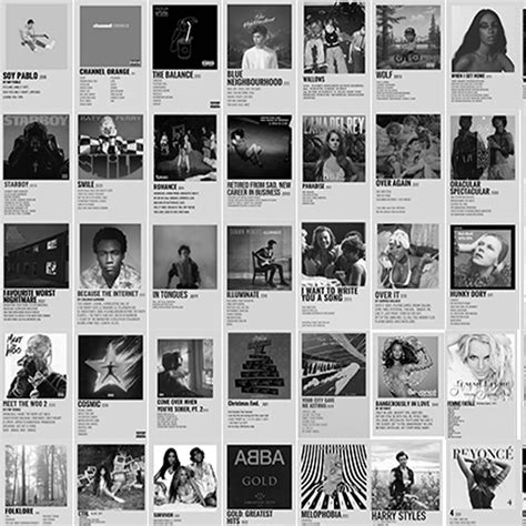 200PCS Minimalist Rap Album Cover Poster Minimalist Hip-hop - Etsy