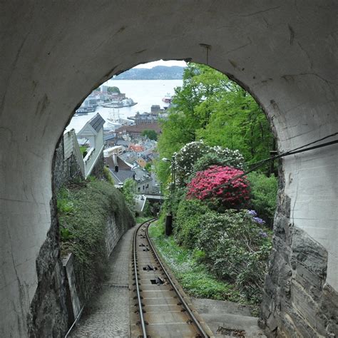 Funicular tunnel in Bergen, Norway : r/Norway