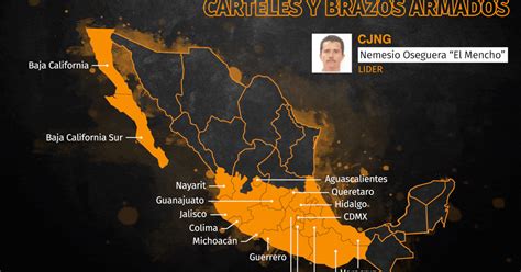 Este Es El Mapa Del Narcotráfico En México A 10 Meses De La Llegada De López Obrador Al Poder