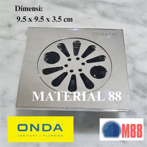 Jual Floor Drain Onda Fls Saringan Got Kamar Mandi Toilet Shopee