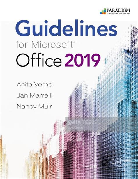 Guidelines For Microsoft Office 365 2019 Edition By Valerie A King At