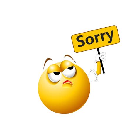 Sorry Emoji Png Image Background Png Arts | Images and Photos finder