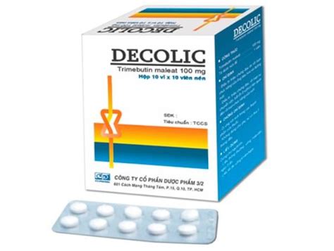 Decolic Là Thuốc Gì Công Dụng Cách Dùng Và Lưu ý Khi Dùng Youmed