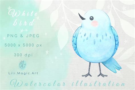 Watercolor Bird PNG Clipart Graphic by Lili.Magic.Art · Creative Fabrica