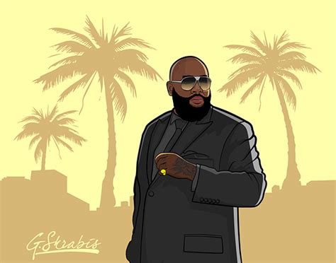 Rick Ross Illustration On Behance