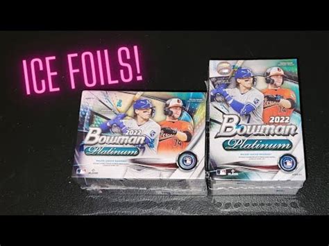 Bowman Platinum Blaster Box X Ice Foil Parallels Youtube