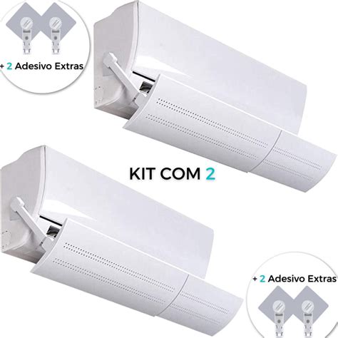 Kit Defletor Para Ar Condicionado Split Ajust Vel At Cm