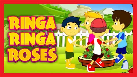 Ringa Ringa Roses Nursery Rhyme With Lyrics Youtube