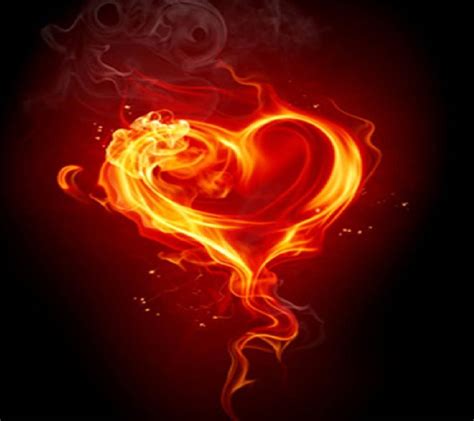 Flaming Hearts Wallpapers Wallpaper Cave