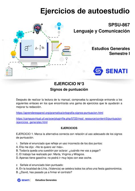 Spsu Ejercicio U Lenguaje Y Comunicaci N Estudios Generales