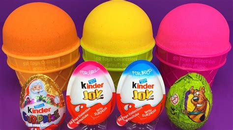 789 Kinetic Sand Chupa Chups Kinder Surprise Eggs YouTube