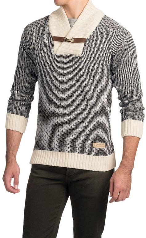 Jg Glover And Co Peregrine Buckle Nordic Sweater Merino Wool