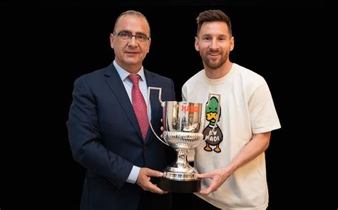 Lionel Messi recogió su último Pichichi No sé si me superen