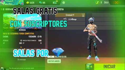 Jugando Free Fire En Vivo Con Subs Salas Privadas Minijuegos