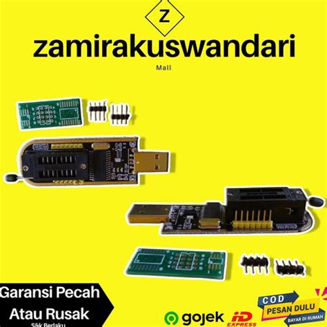 Jual USB Programmer IC Eprom CH341A Module Flash Program BIOS Eeprom 24