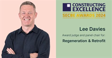 Lee Davies To Lead Secbe Award Judging Hnw Architects