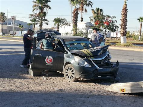 Mujer Resulta Lesionada Tras Sufrir Un Accidente A Bordo De Un Taxi En