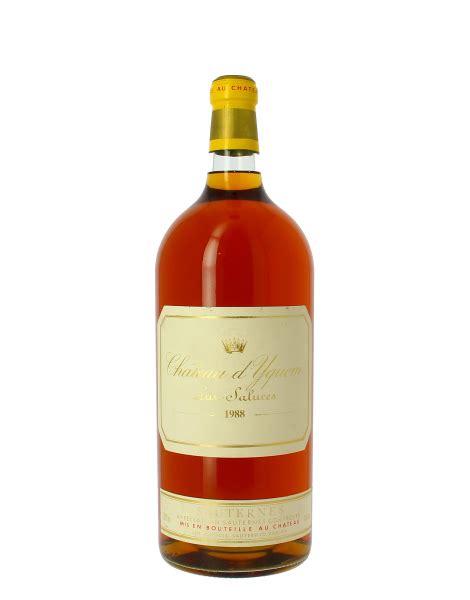 Vin Château d Yquem Blanc 1988 Jéroboam au meilleur prix