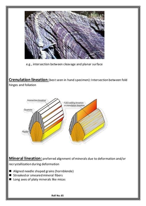 Foliation And Lineation