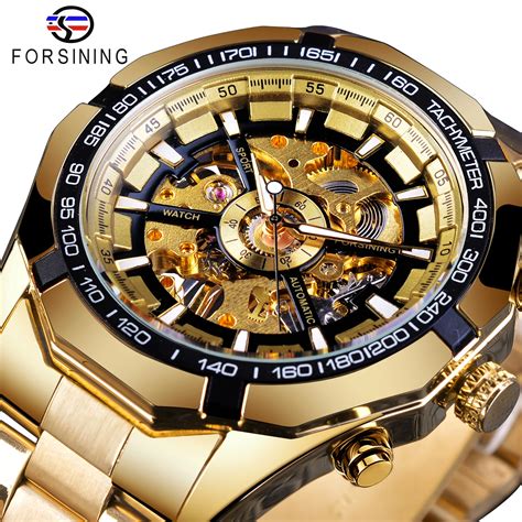 Forsining Reloj De Pulsera Para Hombre Cron Grafo Mec Nico Con Esfera