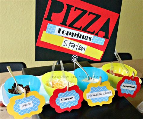 Co-ed Pizza Party Birthday Party Ideas | Photo 9 of 26 | Catch My Party