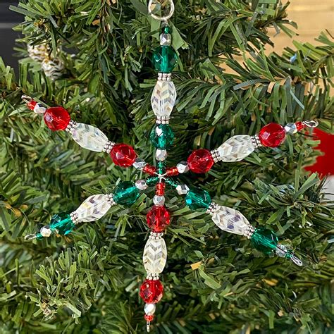 Holiday Snowflake Ornament Kit - MidwestBeads