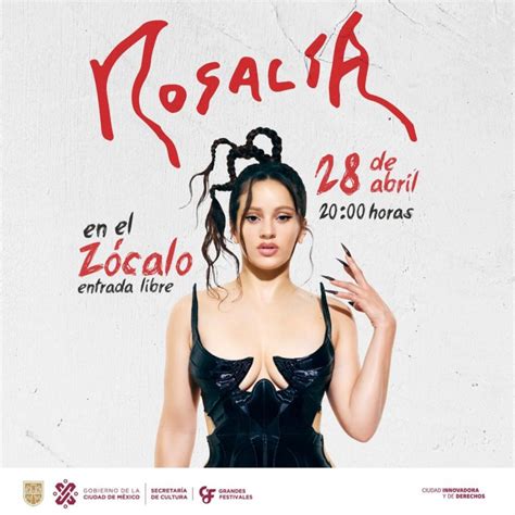 Rosalía En El Zócalo De La Cdmx Abril 2023 Dónde Hay Feria