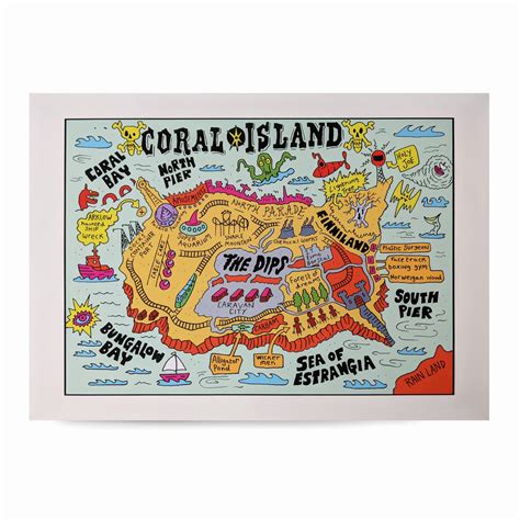 Coral Island Map | RedHouse Originals