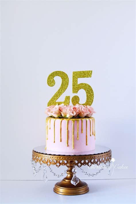 25 Inspired Photo Of 25th Birthday Cakes 25th Birthday Cakes 25th Birthday Birthday Cake Pink