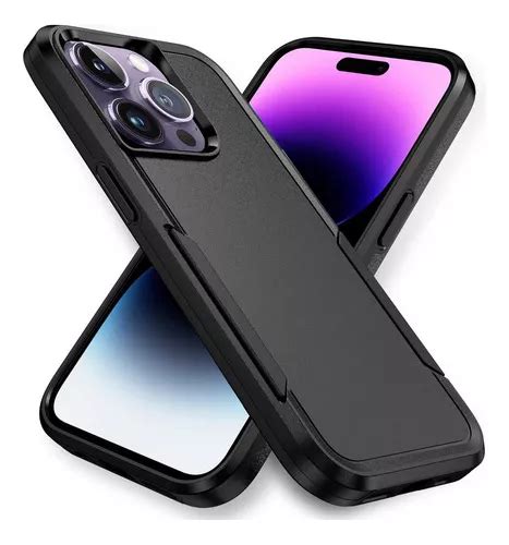 Funda Para Iphone Uso Rudo Borde Reforzado Extrem Antishock Negro