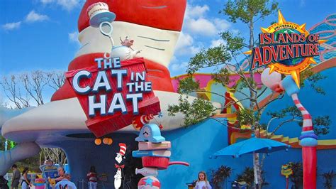 Cat In The Hat On Ride In Seuss Landing At Universal S Islands Of