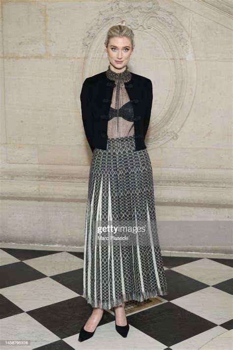 Elizabeth Debicki Attends The Christian Dior Haute Couture Spring