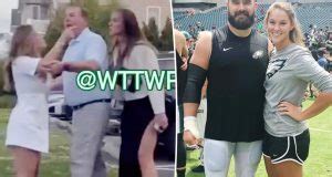 Fan Andreé Goldberg apologizes to Jason and Kylie Kelce for heated