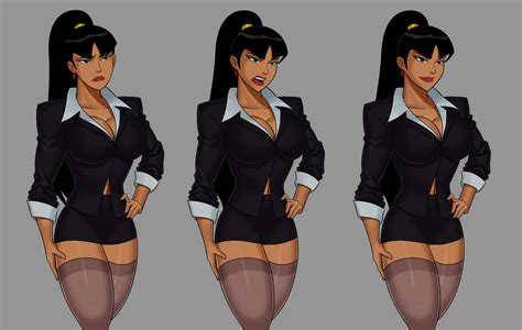 Rule 34 Angry Bangs Biceps Black Eyes Black Hair Black Jacket Black Skirt Blouse Business Suit