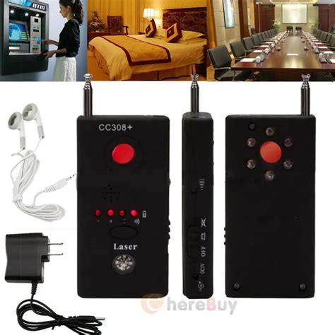 Full Range Anti Spy Bug Detect Rf Signal Detector Cc308 Wireless Camera