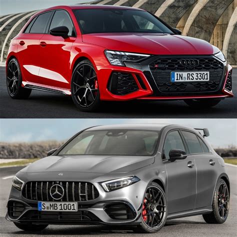 Comparativa ¿te Quedas Con El Nuevo Audi Rs 3 O Con El Mercedes Amg A 45 S · · Amaxofilia