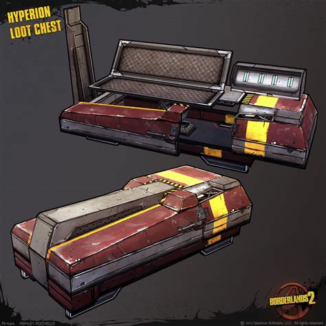 Hyperion Loot Chest Borderlands 2 Ashley Rochelle On Artstation At