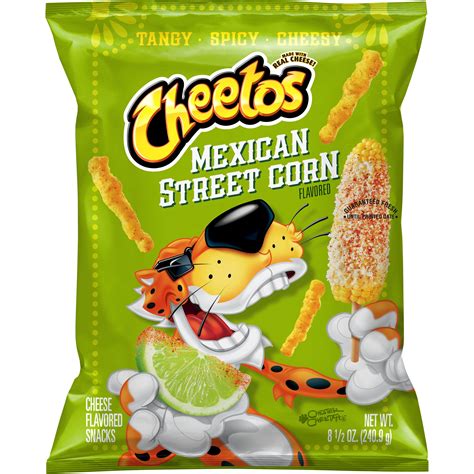 Cheetos Crunchy Cheesy Tangy Mexican Street Corn Snacks 8 5 Oz