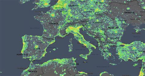 Light Pollution Map | GeoAcademy Portal
