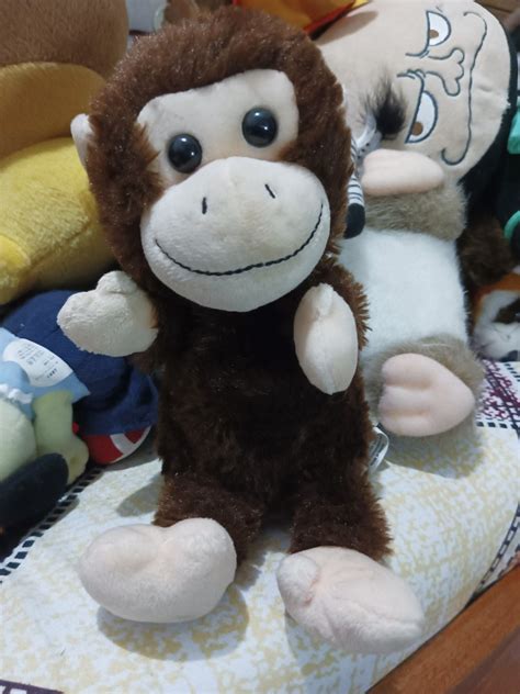 Monkey Stuffed Toy Plushie On Carousell