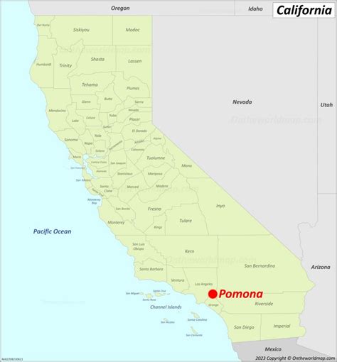 Pomona Map | California, U.S. | Discover Pomona with Detailed Maps