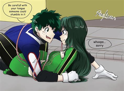 Deku X Froppy Hero Love Story 💘 Hero Poster My Hero Academia