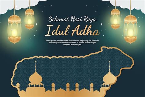 Premium Vector Selamat Hari Raya Idul Adha Islamic Eid Al Adha