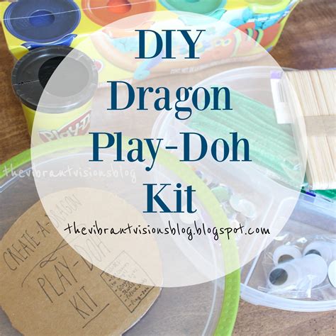 The Vibrant Visions Blog Diy Dragon Play Doh Kit