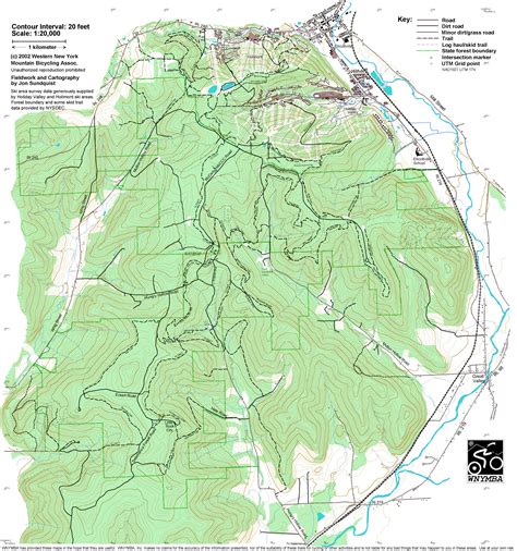 Holiday Valley and Holimont Ski Area Map - Ellicottville NY US • mappery