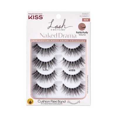 Kiss Lash Couture Naked Drama Collection Fake Eyelashes Ruffle 4